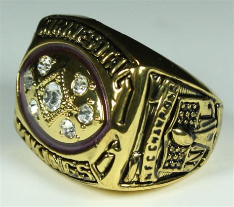 Minnesota Vikings High Quality Replica 1976 NFC Championship Ring ...