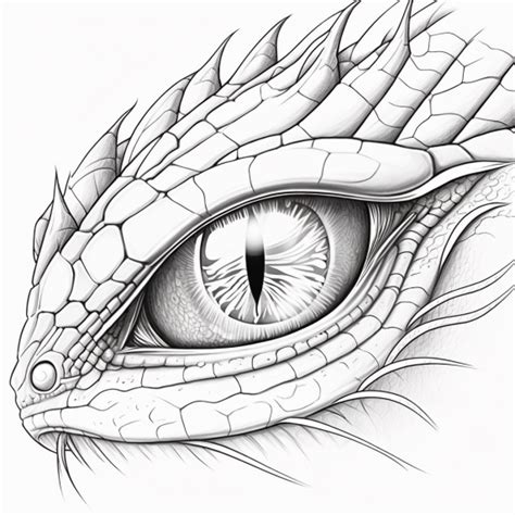 dragon eye drawing - Print now for free | Drawing Ideas Easy