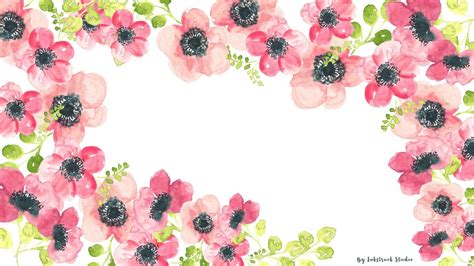 Watercolor Floral Laptop Wallpapers - Top Free Watercolor Floral Laptop ...