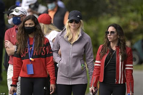 Tiger Woods' ex-wife Elin Nordegren watches their son Charlie play golf - Daily Mail | Sport US US