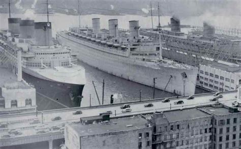 SS NORMANDIE and RMS QUEEN MARY during World War 2 | Cruising The Past