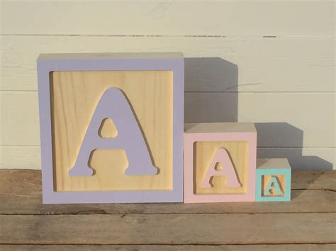 Wooden Letter Blocks