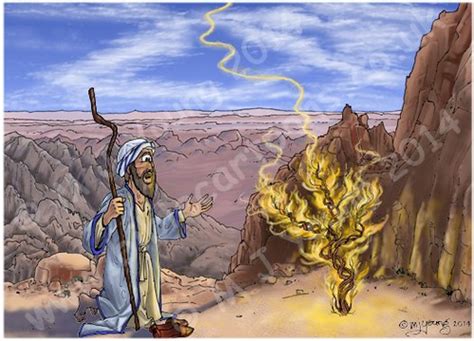 Exodus 03 - Burning Bush - Scene 02 - God calls to Moses | Flickr