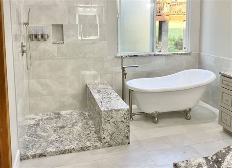 Custom Stone Shower Pans - Capo Kitchen & Bath