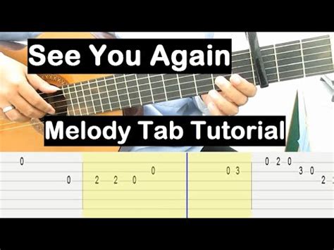 See You Again Guitar Lesson Melody Tab Tutorial Guitar Lessons for ...