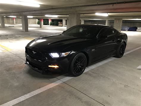 Black 2015 Ford Mustang