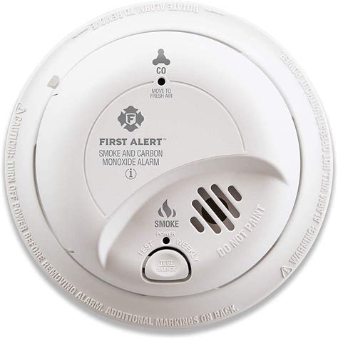 First Alert Hardwired Smoke and Carbon Monoxide Detector with Battery Backup, 12 Pack, BRK ...