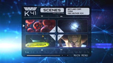 Prometheus (2012) - DVD Movie Menus