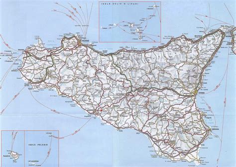 Sicily Detailed Map • Mapsof.net