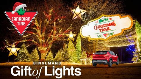 MERRY CHRISTMAS Canadian Tire | Bingemans Gift of Lights | 2020 Christmas trail Drive -Through ...