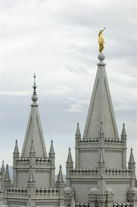 Mormon Temple in Salt Lake City, Utah Stock Image - Image of utah ...