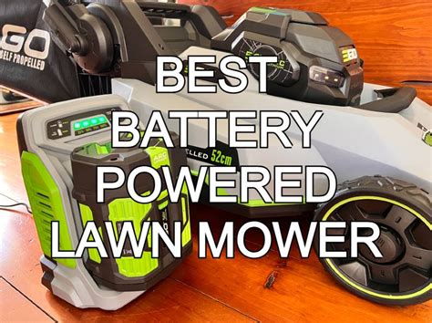 5 Best Battery Powered Lawn Mowers