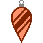 Stripy festive ball | Free SVG
