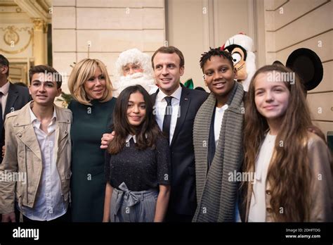 Emmanuel macron children hi-res stock photography and images - Alamy