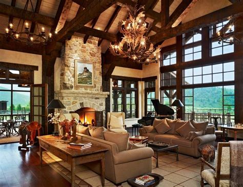 Style At Home, Stone Fireplace Designs, Fireplace Ideas, Rustic Western Decor, Rustic Feel ...