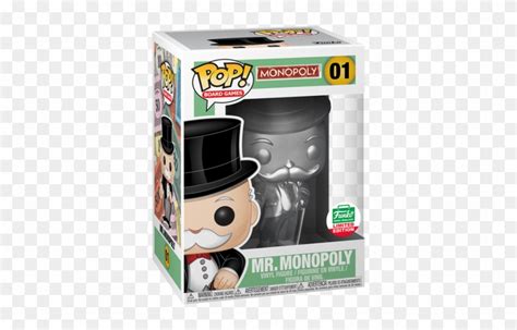 Funko Pop Board Games Silver Mr - Mr Monopoly Pop Vinyl, HD Png ...