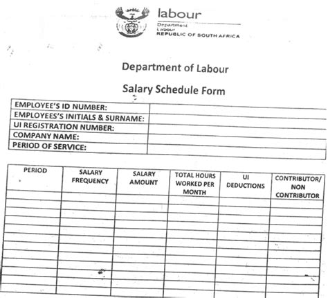 12 Professional Salary Schedule Templates [EXCEL & PDF] – Templates Show