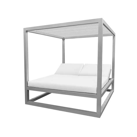 Breeze Daybed W/ Top Aluminum Slats - Sunbrite Outdoor Furniture