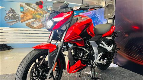 All New Bajaj Pulsar N150 Red Colour Details Review | On Road Price Mileage Features | Pulsar ...