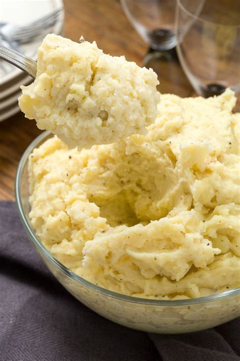 Three-Cheese Mashed Potatoes Recipe - Delish.com