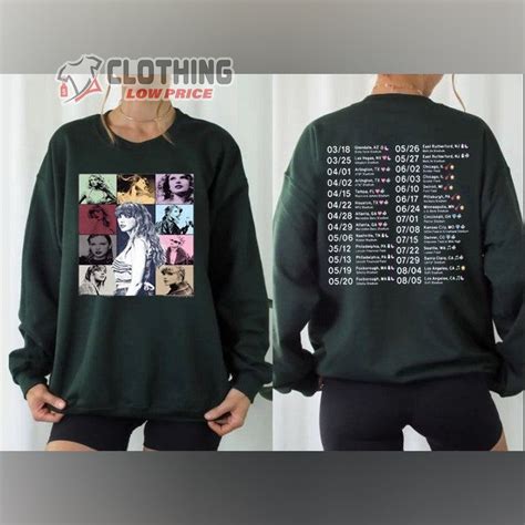 Taylor Swift The Eras Tour Dates 2023 Merch, Taylor Swift Announce Eras Tour Us Stadiums Swea ...