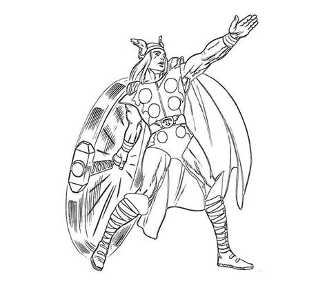 Thor Ragnarok coloring page - Download, Print or Color Online for Free