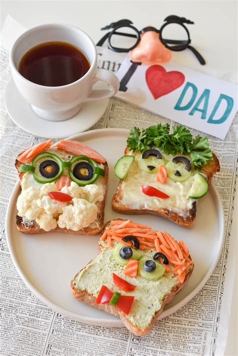 Father's Day Portrait Toasts - Fork and Beans