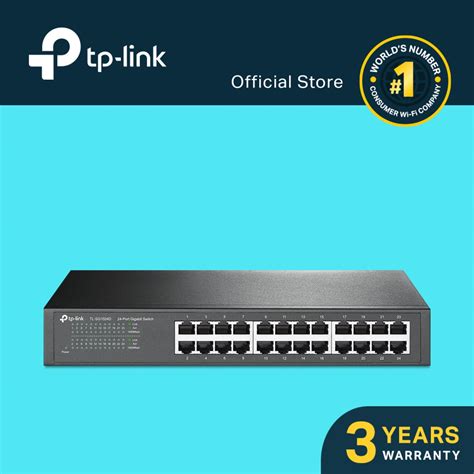 TP-Link TL-SG1024D 24-Port Gigabit Desktop/Rackmount Switch Network Switch Hub 24 Port Gigabit ...