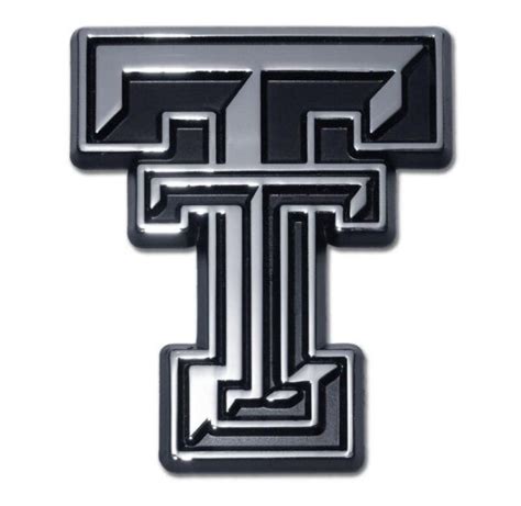 Texas Tech University Double T Chrome Car Emblem - I AmEricas Flags