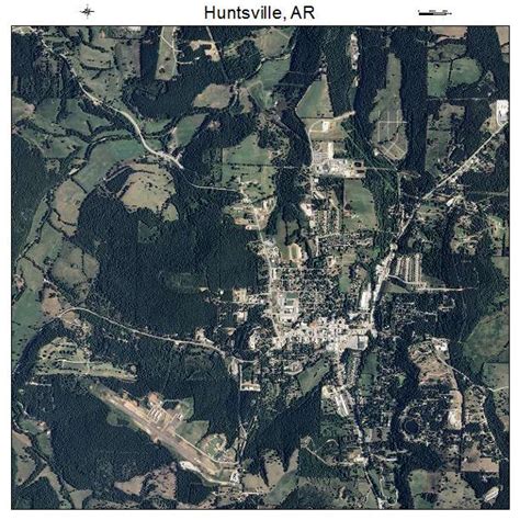 Aerial Photography Map of Huntsville, AR Arkansas