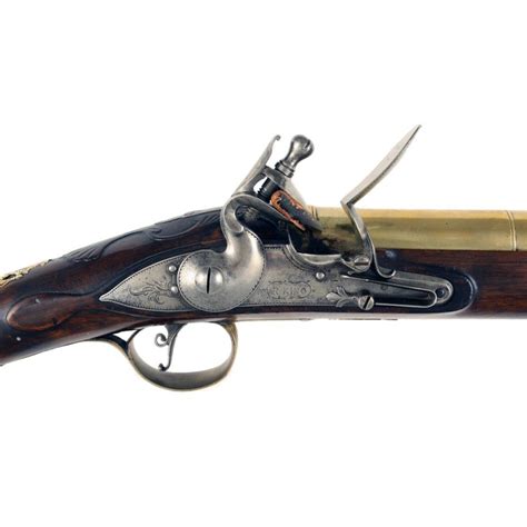 Antique Brass-Barrelled Flintlock Blunderbuss for sale - Snaphaunce