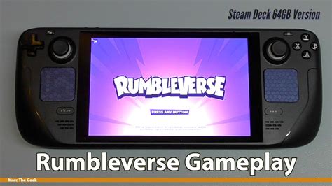 Rumbleverse Gameplay on Steam Deck - YouTube