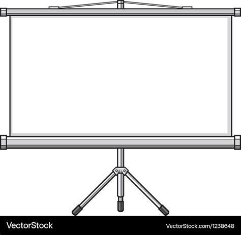 Projector screen Royalty Free Vector Image - VectorStock