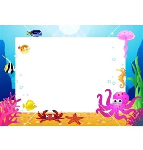 0 Result Images of Under The Sea Clipart Border - PNG Image Collection