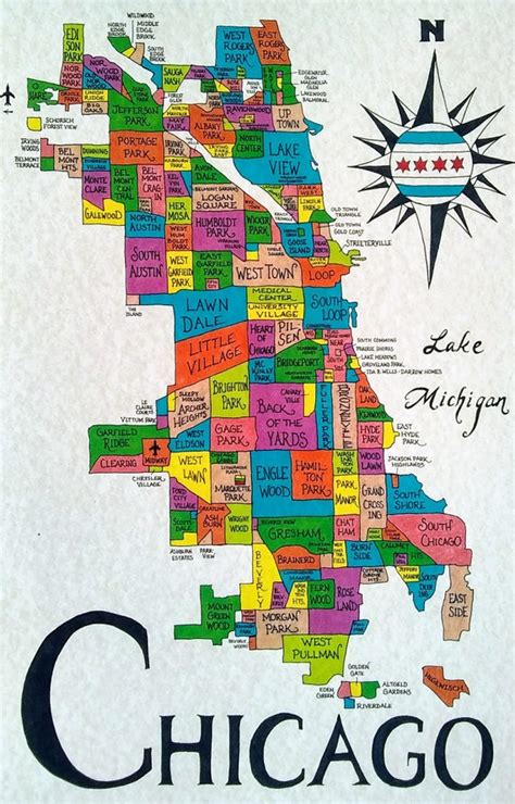 Charting The City: Exploring The Significance Of Chicago Map Posters - Google Map Toronto: Your ...