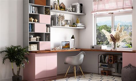Study Table With Bookshelf Design Ideas | DesignCafe
