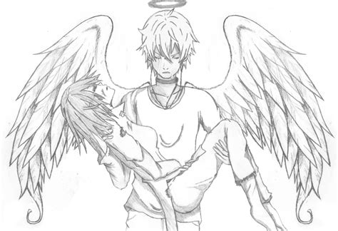 Anime Angel Drawing at GetDrawings | Free download