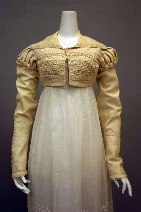 Ensemble, silk, cotton, British | Regency era fashion, Regency fashion ...