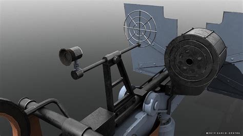 ArtStation - Oerlikon 20mm anti-aircraft gun | Game Assets