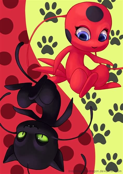 Tikki and Plagg - Miraculous Ladybug Fan Art (39470251) - Fanpop