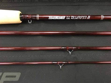 SOLD! – Sage LL 590-4 Graphite III Fly Rod – 3 1/4oz – 9′ 5wt 4pc ...