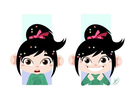 Ralph and Vanellope on Behance