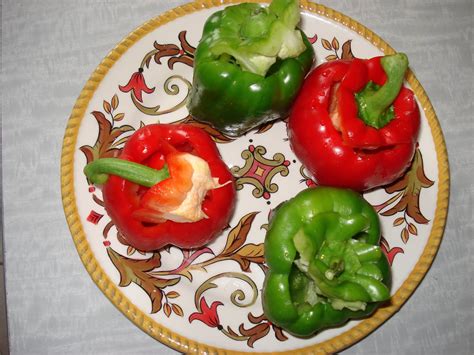 Dinner: Mashi Phil-Phil (stuffed peppers)