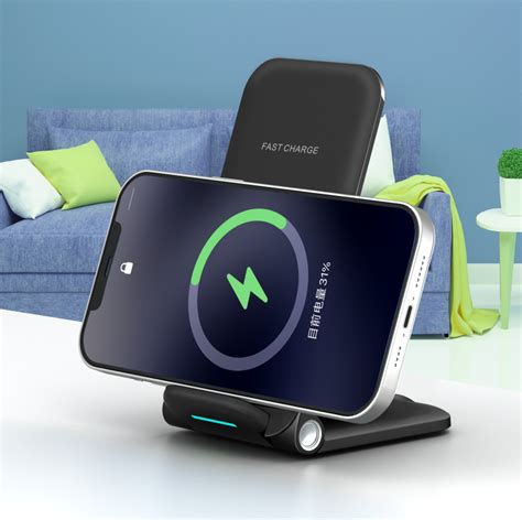 2-in-1 Foldable wireless charging stand - Inno-Lead Promotion Limited