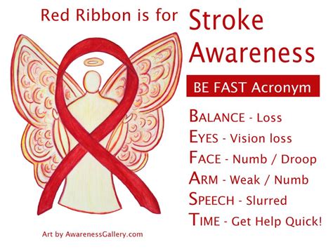 Stroke Awareness Ribbon Custom Gifts and Merchandise - Awareness Gallery Art