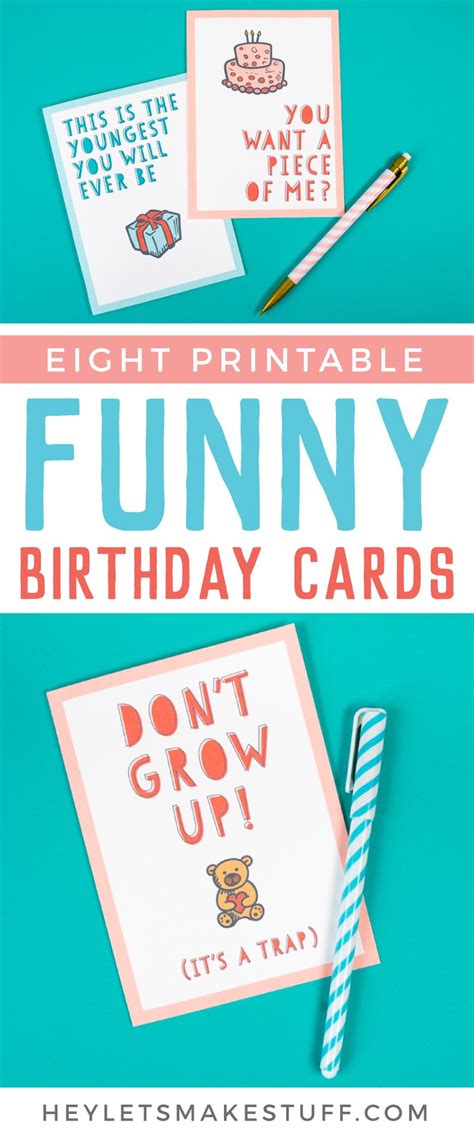 Free Funny Birthday Cards Printable