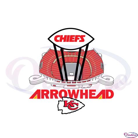 Kansas City Chiefs Arrowhead Stadium Svg Graphic Designs Files - Oladino