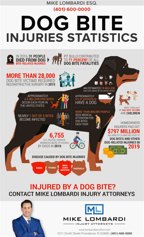 Dog Bite Injuries Statistics: Mike Lombardi Attorneys