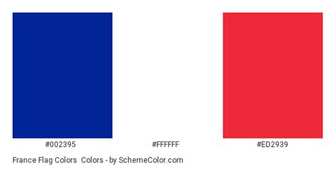 France Flag Colors » Country Flags » SchemeColor.com