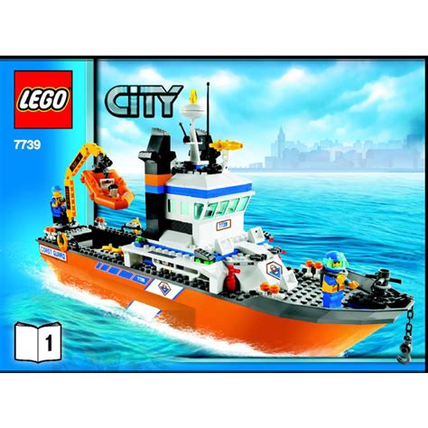 LEGO Coast Guard Patrol Boat & Tower Set 7739 Instructions | Brick Owl - LEGO Marketplace